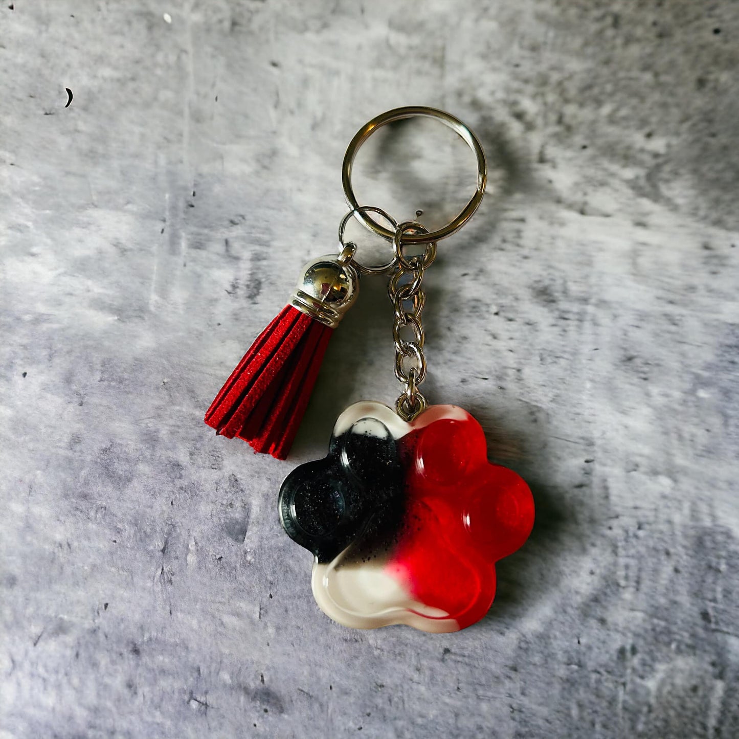 Porte-clé patte de chien