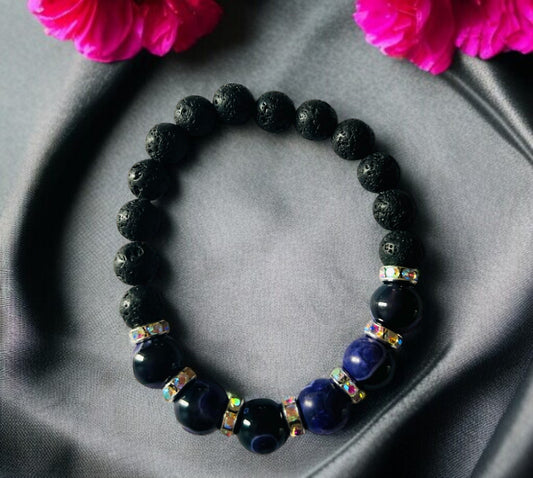 Bracelet Agate veine de dragon