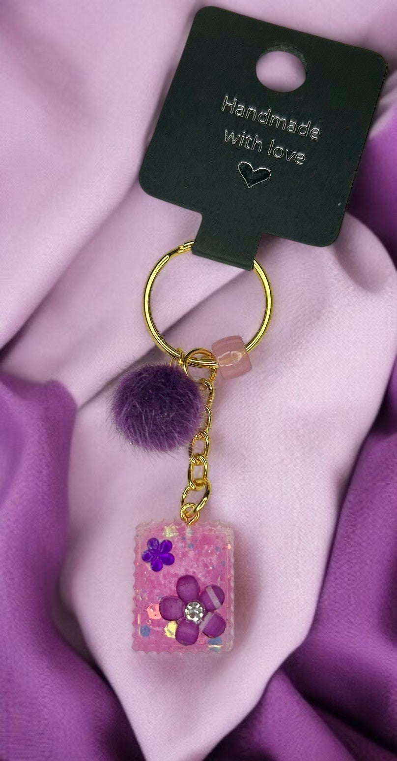 Porte clé en époxy