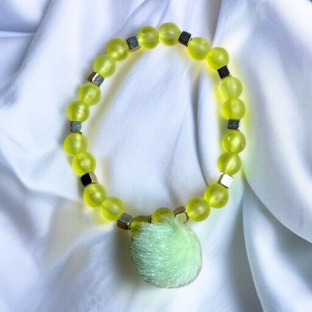 Bracelet pompon