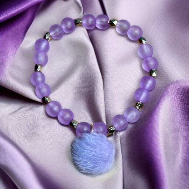 Bracelet pompon