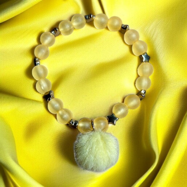 Bracelet pompon