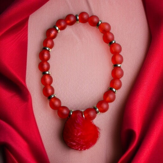Bracelet pompon