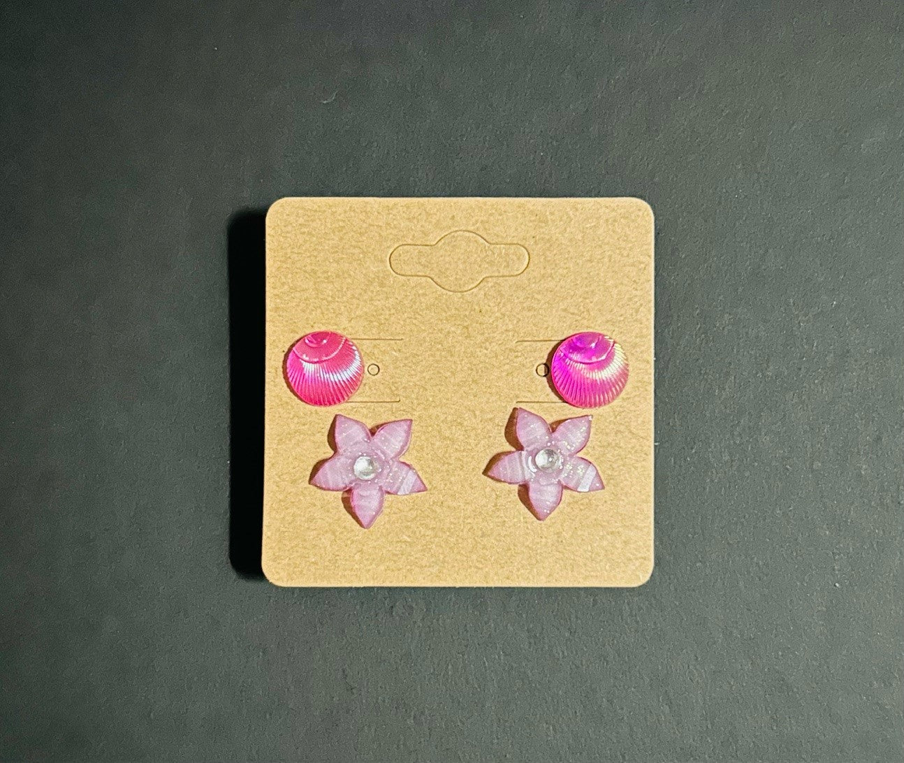 Boucle d'oreille coquillage