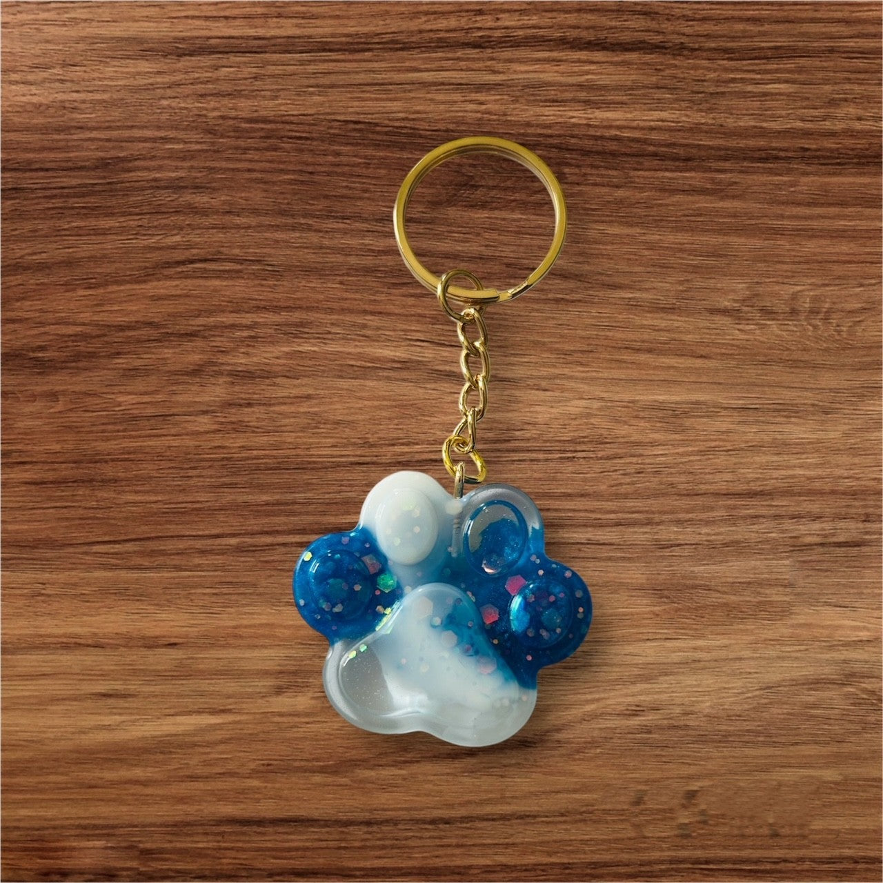 Porte-clé patte de chien