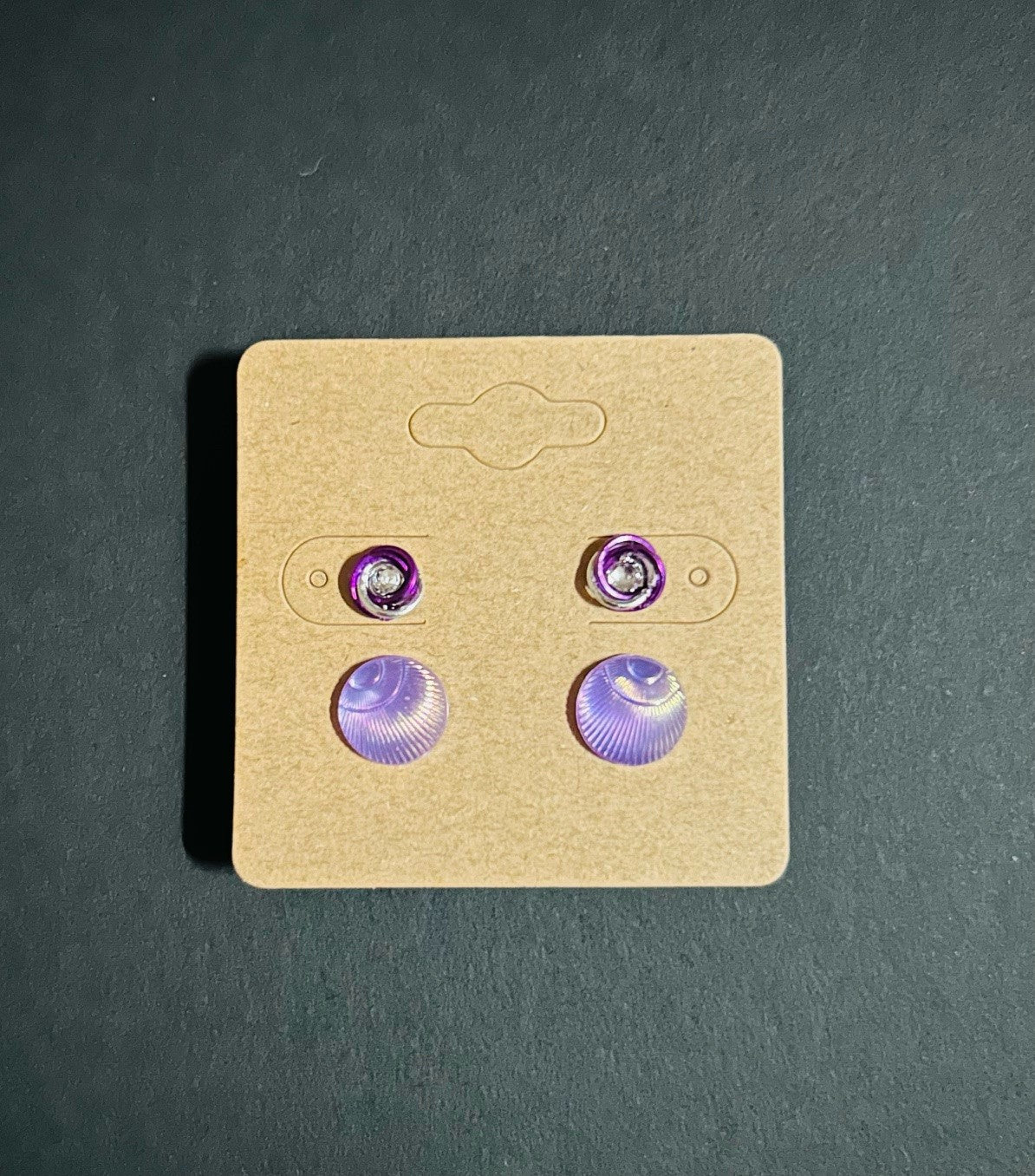 Boucle d'oreille coquillage