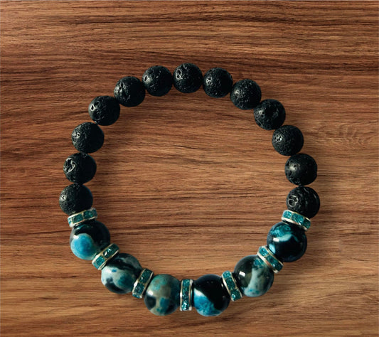 Bracelet Agate veine de dragon
