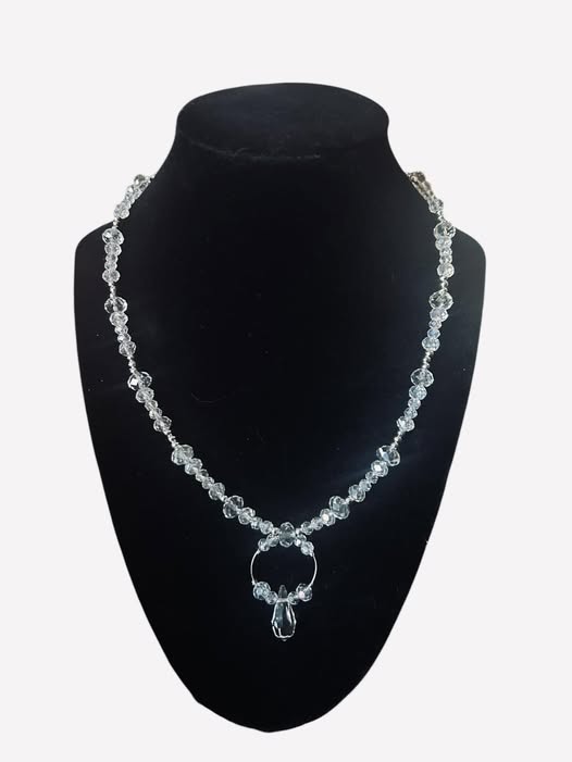 Collier en perles de verre