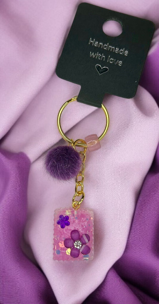 Porte clé en époxy