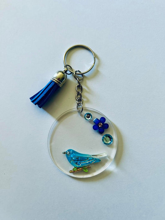 Bird keychain