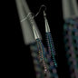 Multicolored chain earring