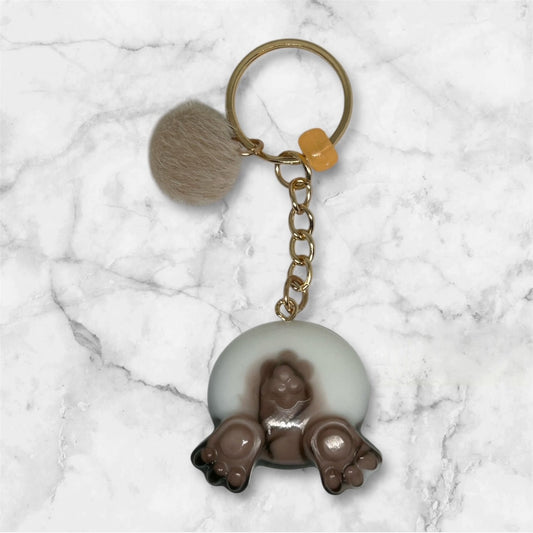 Porte-clé Patte de lapin
