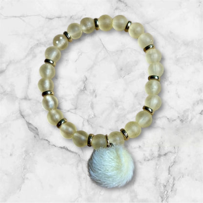 Bracelet pompon