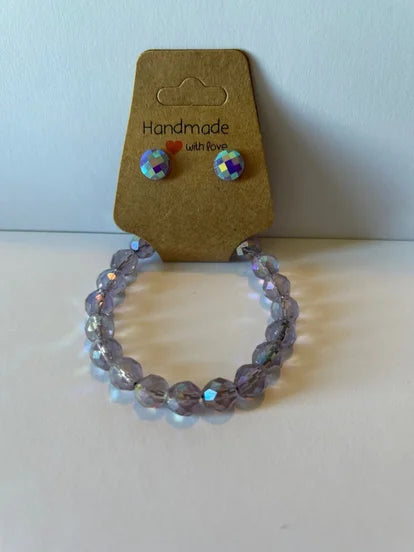 Minecraft Style Bracelet &amp; Earrings
